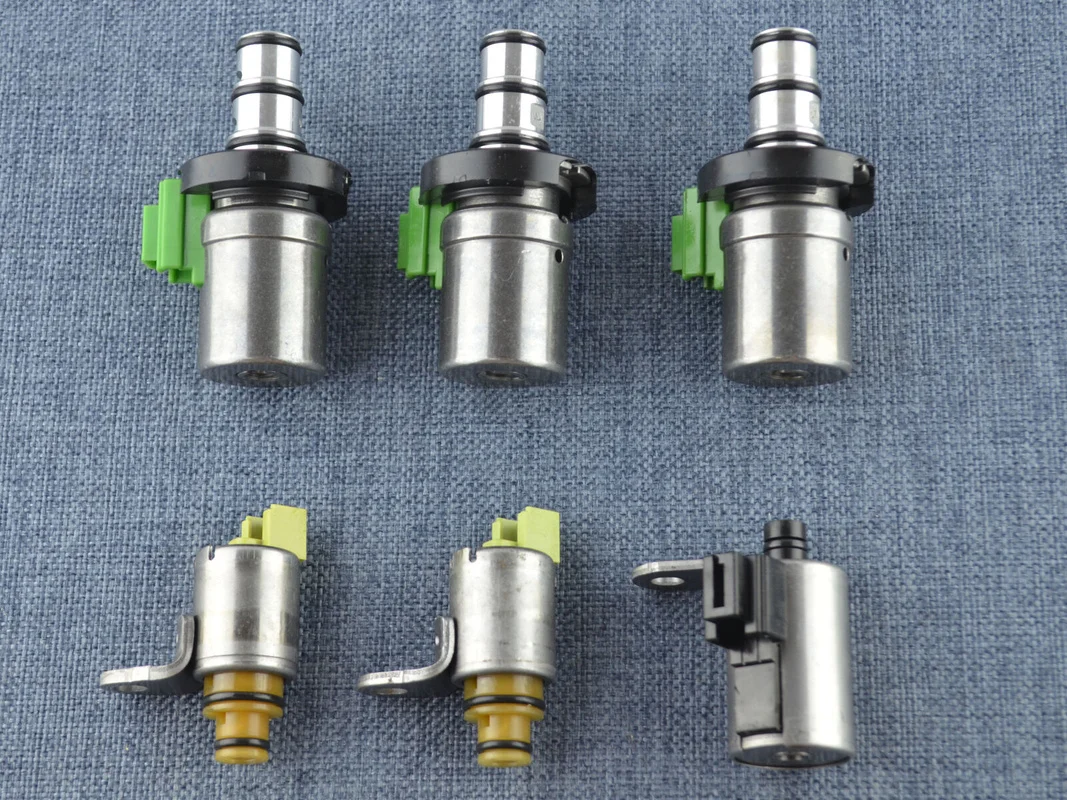 6 Pcs TRANSMISSION SOLENOID KIT 48420K-R 4F27E FN4A-EL for Mazda 2 3 5 6 CX-7 MPV for Ford Focus
6 Pcs TRANSMISSION SOLENOID KIT 48420K-R 4F27E FN4A-EL for Mazda 2 3 5 6 CX-7 MPV for Ford Focus