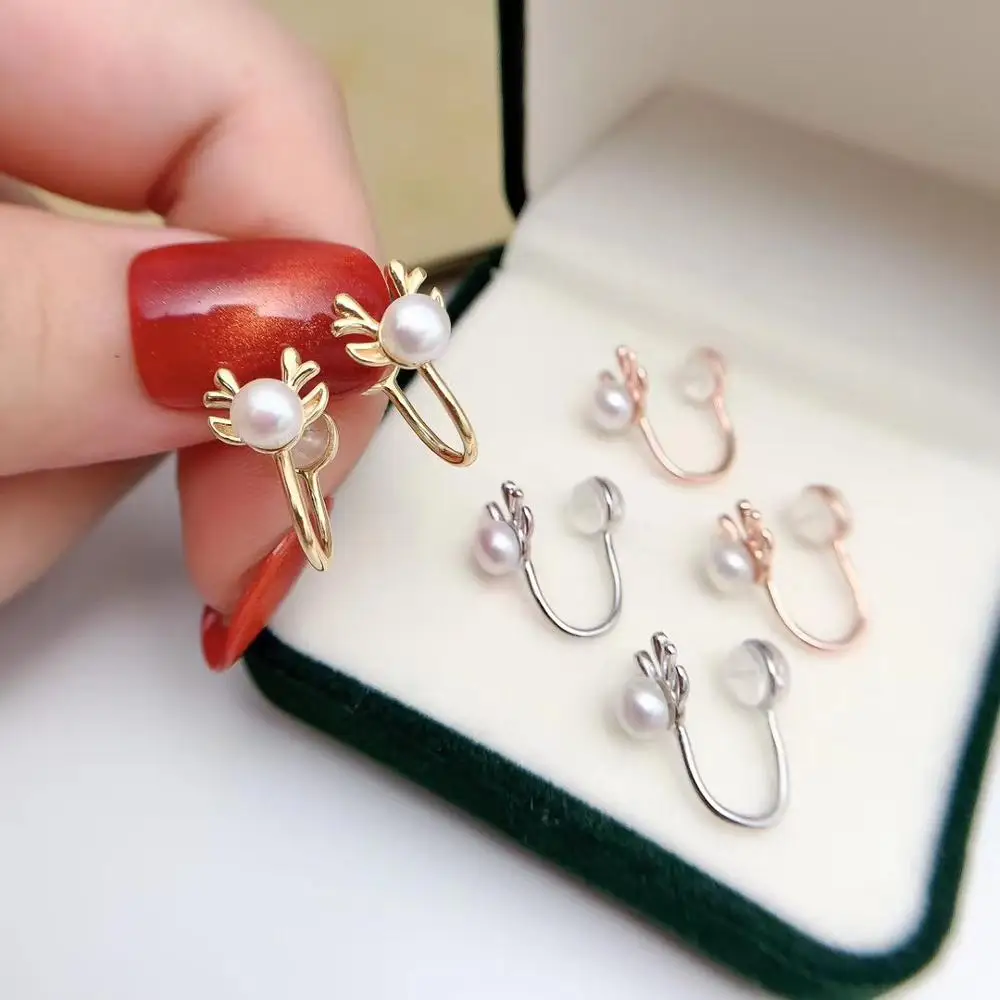 925 Sterling Silver Party Earrings Findings Base Jewelry Parts Ear clip Fittings for Pearls Coral Jade Agate Beads Stones
925 Sterling Silver Party Earrings Findings Base Jewelry Parts Ear clip Fittings for Pearls Coral Jade Agate Beads Stones