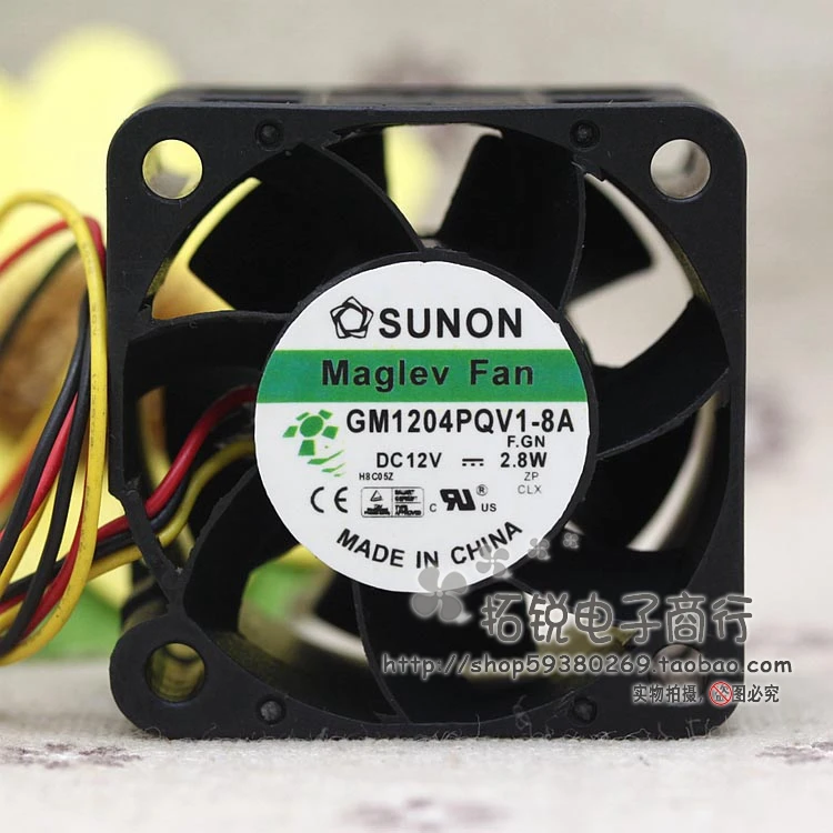 SUNON Sunon GM1204PQV1-8A 4 см 4028 12 В 2,8 Вт высокоскоростной серверный вентилятор
SUNON Sunon GM1204PQV1-8A 4 см 4028 12 В 2,8 Вт высокоскоростной серверный вентилятор