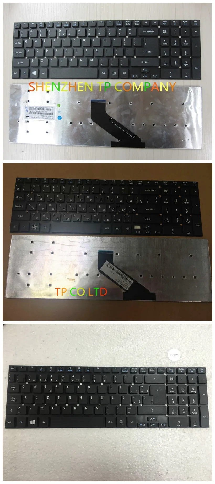 US/испанская/Русская клавиатура для Acer Aspire E1-510 E1-530 E1-570 E1-572 E1-731 Q5WV1 VA70 Z5WE1 Z5WE3 E5-521
US/испанская/Русская клавиатура для Acer Aspire E1-510 E1-530 E1-570 E1-572 E1-731 Q5WV1 VA70 Z5WE1 Z5WE3 E5-521