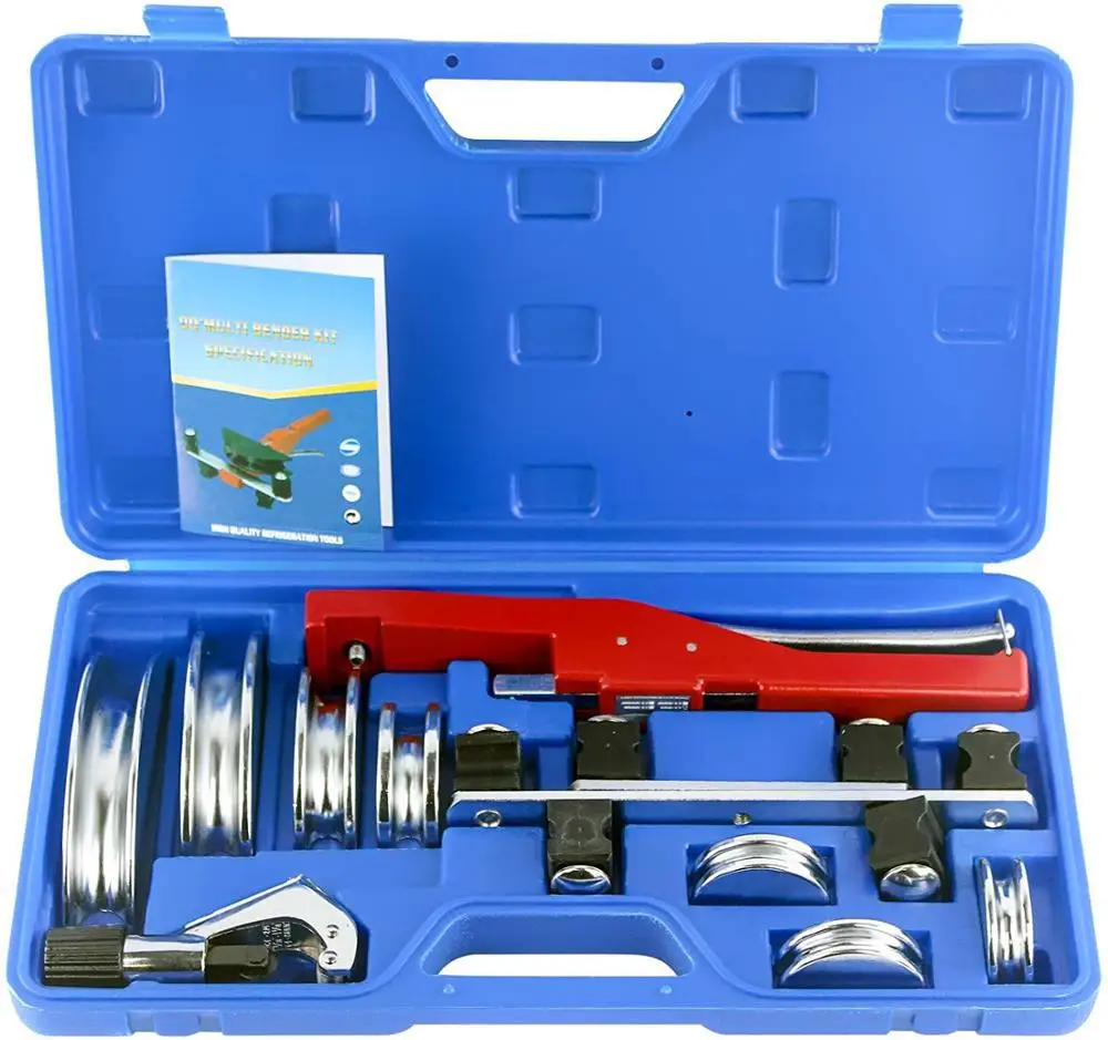 1/4' to 7/8'' (6-22MM) Manual Copper Tube Bender Pipe Cutter Copper Tubing Bender with Aluminum Former Bending
1/4' to 7/8'' (6-22MM) Manual Copper Tube Bender Pipe Cutter Copper Tubing Bender with Aluminum Former Bending