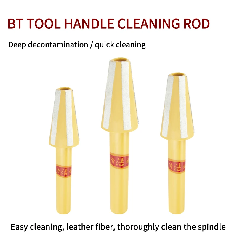 BT30 BT40 BT50 Spindle Cleaning Rod Cleaner Brush Taper Collet Holder Wipe Cleaner for CNC Milling Collet Chuck Tool Holder
BT30 BT40 BT50 Spindle Cleaning Rod Cleaner Brush Taper Collet Holder Wipe Cleaner for CNC Milling Collet Chuck Tool Holder
