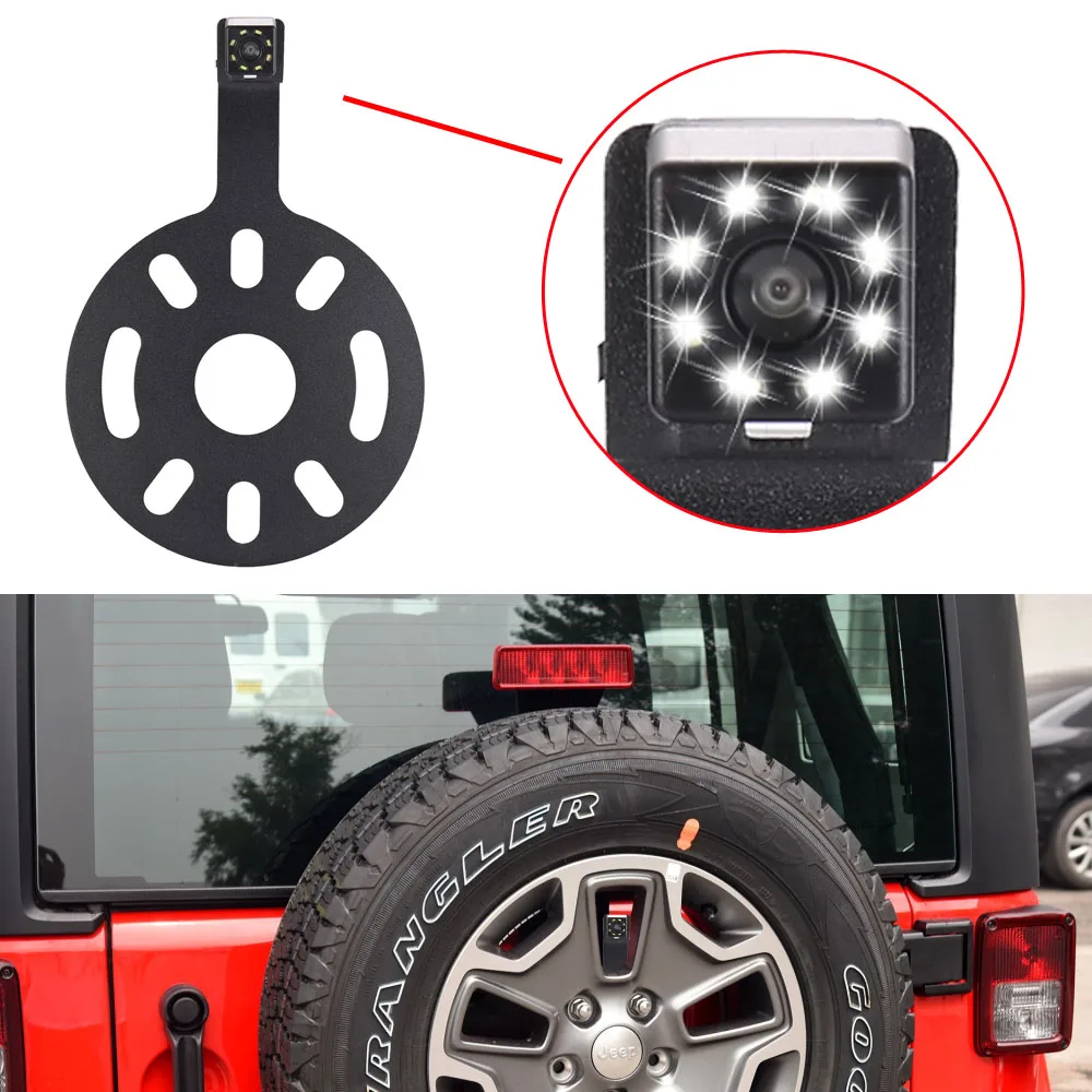 Car Backup Reverse Rear View Camera wiht 8LED Spare Tire Mount Reversing Parking for Jeep Wrangler PKW-Reservereifen 2007-2019
Car Backup Reverse Rear View Camera wiht 8LED Spare Tire Mount Reversing Parking for Jeep Wrangler PKW-Reservereifen 2007-2019