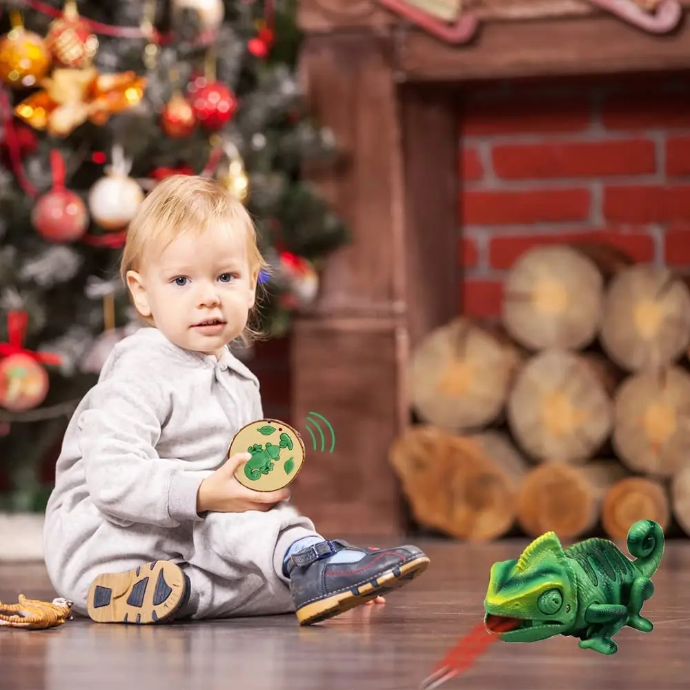 Remote Control Chameleon With LED Lights Realistic Animal Electric Toys Prank Children Gift Chameleon Predator Mode
Remote Control Chameleon With LED Lights Realistic Animal Electric Toys Prank Children Gift Chameleon Predator Mode
