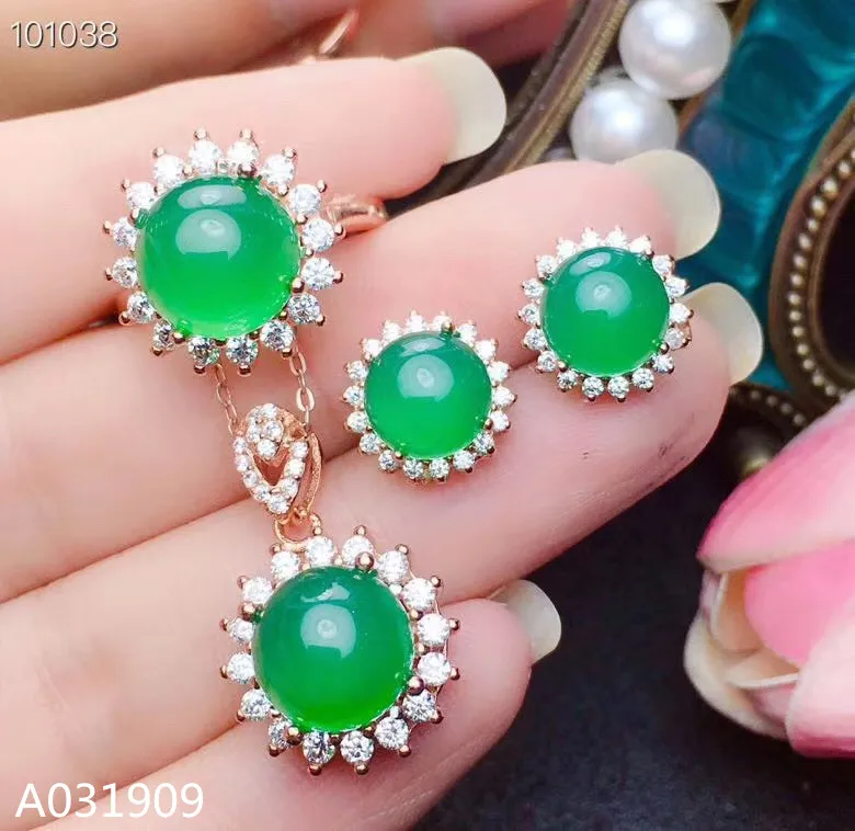 KJJEAXCMY boutique jewelry 925 sterling silver inlaid Natural Chalcedony Necklace Ring Earring Set Support detection popular
KJJEAXCMY boutique jewelry 925 sterling silver inlaid Natural Chalcedony Necklace Ring Earring Set Support detection popular
