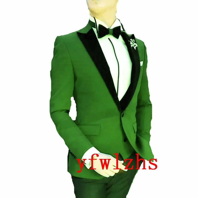 Handsome One Button Groomsmen Peak Lapel Groom Tuxedos Wedding Dress Men Suits Blazer Prom Dinner (Jacket+Pants+Tie+Vest) A272
Handsome One Button Groomsmen Peak Lapel Groom Tuxedos Wedding Dress Men Suits Blazer Prom Dinner (Jacket+Pants+Tie+Vest) A272