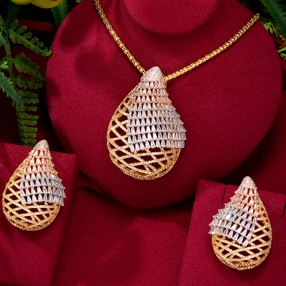 GODKI Роскошные комплекты ювелирных изделий для женщин, свадебное ожерелье с кубическим цирконом, индийское свадебное ожерелье в Дубае, оптовая продажа
GODKI Роскошные комплекты ювелирных изделий для женщин, свадебное ожерелье с кубическим цирконом, индийское свадебное ожерелье в Дубае, оптовая продажа