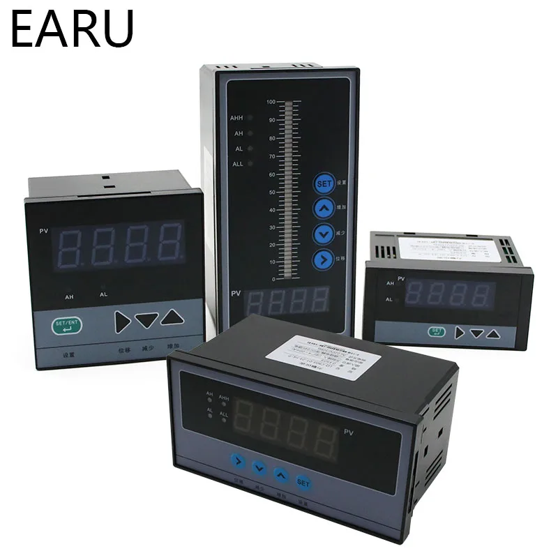 Sensor Meter Controller Temperature Pressure Water Level Control J K PT100 4-20mA 0-5V 0-10V universal Input 2 Way Relay Output
Sensor Meter Controller Temperature Pressure Water Level Control J K PT100 4-20mA 0-5V 0-10V universal Input 2 Way Relay Output