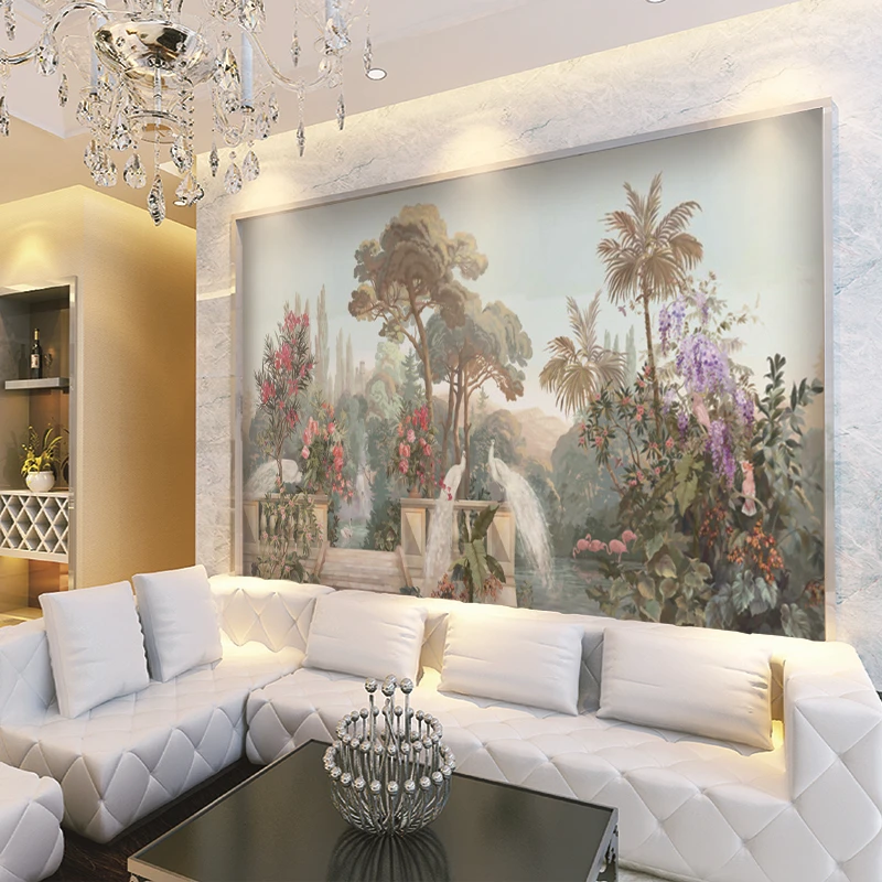 Custom Mural Wallpaper Medieval Hand-Painted Tropical Rainforest Western Painting Background Wall Painting
Custom Mural Wallpaper Medieval Hand-Painted Tropical Rainforest Western Painting Background Wall Painting