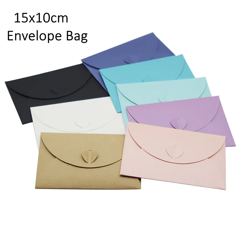 30Pcs Color Cardboard Envelope Bag Gift Card Packaging Paper Bag Invitation Buckle Envelope Card Package 15*10cm
30Pcs Color Cardboard Envelope Bag Gift Card Packaging Paper Bag Invitation Buckle Envelope Card Package 15*10cm