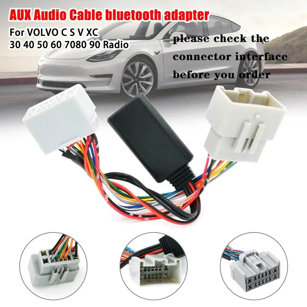 Автомобильный аудиоприемник AUX IN Bluetooth адаптер для Volvo C30 C70 S40 S60 S70 V40 V50 V70 XC70 XC90 адаптер приемника
Автомобильный аудиоприемник AUX IN Bluetooth адаптер для Volvo C30 C70 S40 S60 S70 V40 V50 V70 XC70 XC90 адаптер приемника