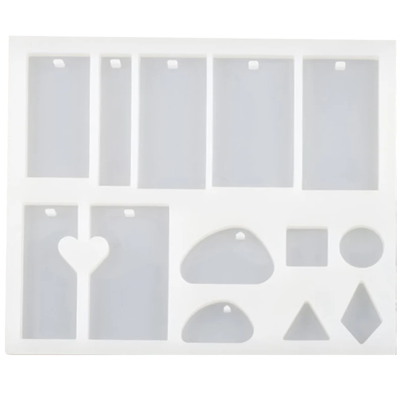 Necklace Resin Mold Oval Earring Rectangle Pendant Silicone Mold Epoxy Resin Molds Casting Molds For DIY Jewelry Making Tools
Necklace Resin Mold Oval Earring Rectangle Pendant Silicone Mold Epoxy Resin Molds Casting Molds For DIY Jewelry Making Tools