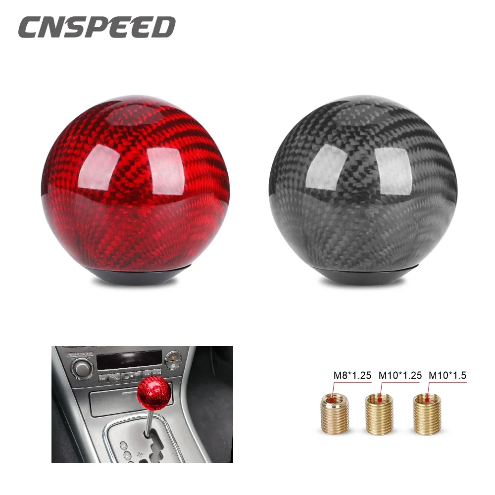 5 Speed/6 Speed Matte Carbon Fiber Texture Racing Car Ball Shape Gear Shift Knob Head Shifter Lever With Three Adapte
5 Speed/6 Speed Matte Carbon Fiber Texture Racing Car Ball Shape Gear Shift Knob Head Shifter Lever With Three Adapte