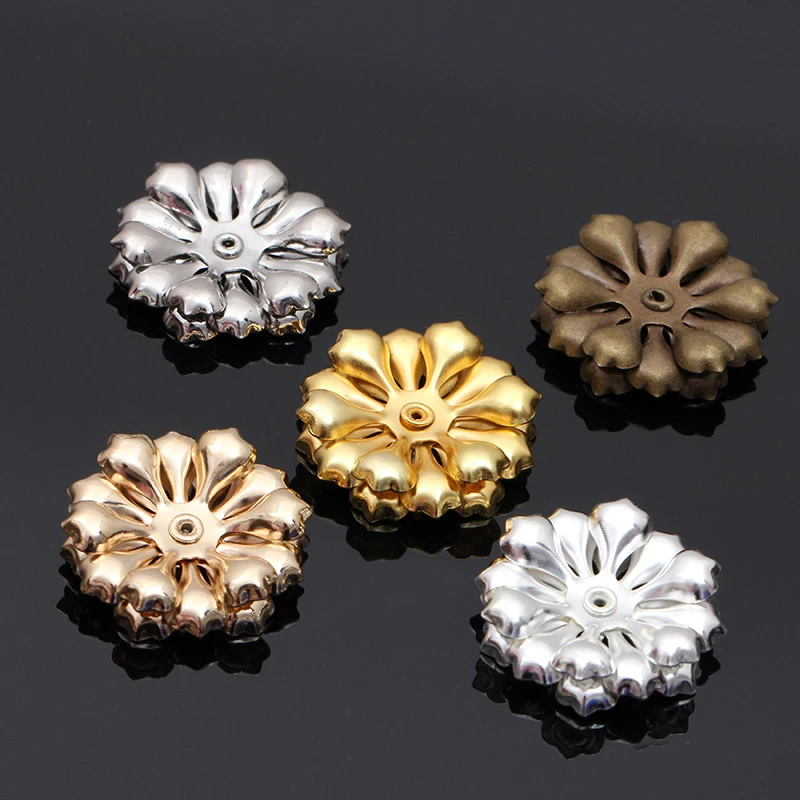 Mibrow 10pcs/lot 5 Colors 23mm Copper Flower Bead Caps Flower Filigree Loose Spacer Bead End Caps For DIY Jewelry Making
Mibrow 10pcs/lot 5 Colors 23mm Copper Flower Bead Caps Flower Filigree Loose Spacer Bead End Caps For DIY Jewelry Making
