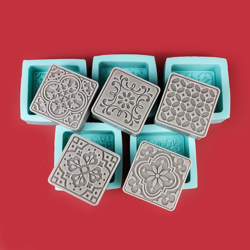 PRZY Square Art Soap Mold Soap Molds Handmade Carved Pattern Fondant Mould Soap Mold Silicones Clay Resin Candle Mould
PRZY Square Art Soap Mold Soap Molds Handmade Carved Pattern Fondant Mould Soap Mold Silicones Clay Resin Candle Mould