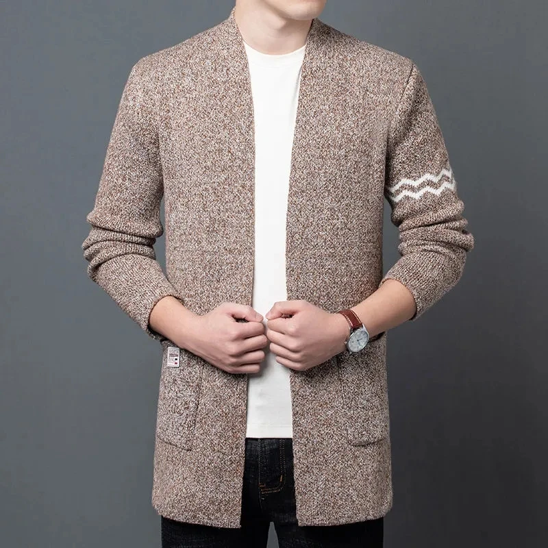 Cardigan Sweater Men Coat Autumn Winter Roupas Masculinas Mid-Length Casual Knitted Jacket Long Sleeve Pull Tops Jersey Hombre
Cardigan Sweater Men Coat Autumn Winter Roupas Masculinas Mid-Length Casual Knitted Jacket Long Sleeve Pull Tops Jersey Hombre
