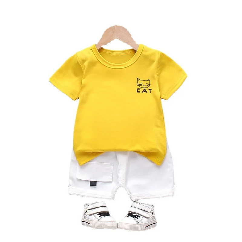 Summer Kids Cartoon Clothes Children Boys Fashion T Shirt Shorts 2Pcs/sets Baby Infant Clothing Toddler Girls Cotton Sportswear
Summer Kids Cartoon Clothes Children Boys Fashion T Shirt Shorts 2Pcs/sets Baby Infant Clothing Toddler Girls Cotton Sportswear