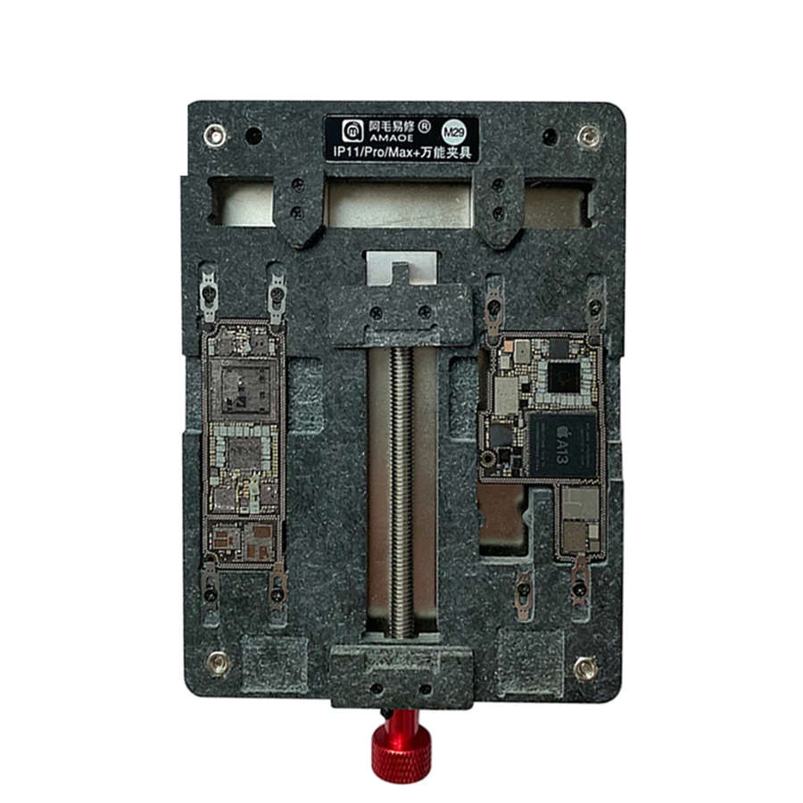 AMAOE M29 Motherboard Soldering Repair Holder Jig Fixture Phone Soldering Fixture For iPhone 11/11 pro/11 pro max Repair Tool
AMAOE M29 Motherboard Soldering Repair Holder Jig Fixture Phone Soldering Fixture For iPhone 11/11 pro/11 pro max Repair Tool