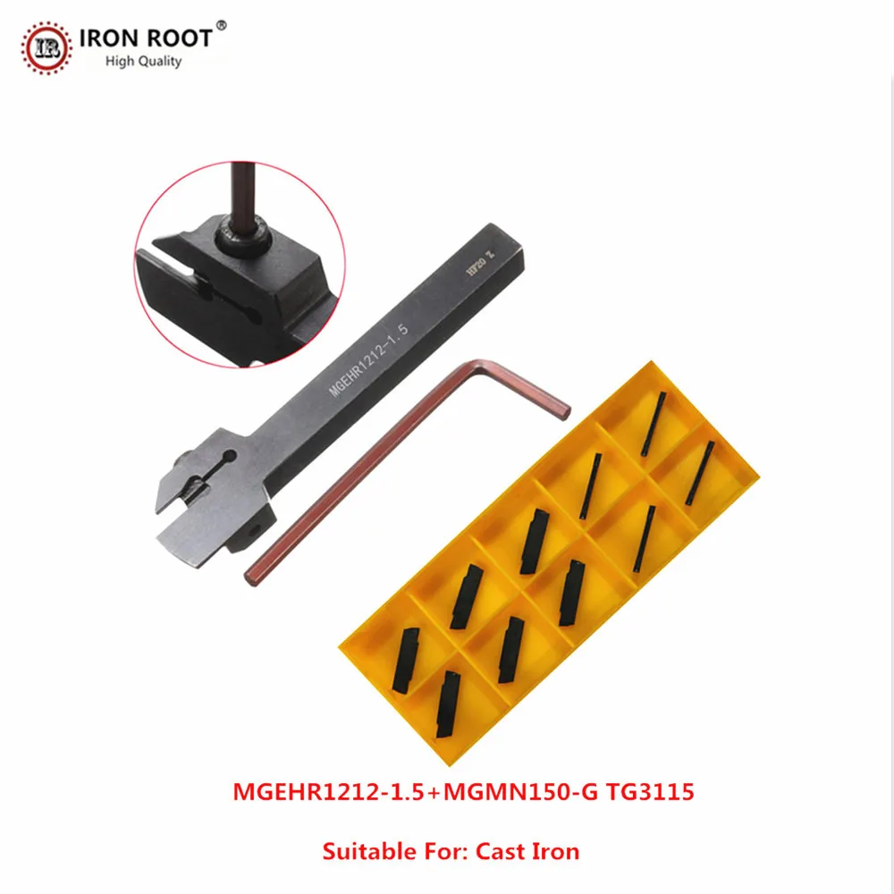 Grooving Tool Holder +10P MGMN150 1P MGEHR1212-1.5 / MGEHL1212-1.5 CNC Carbide Insert Metal Lathe Cutting Turning
Grooving Tool Holder +10P MGMN150 1P MGEHR1212-1.5 / MGEHL1212-1.5 CNC Carbide Insert Metal Lathe Cutting Turning
