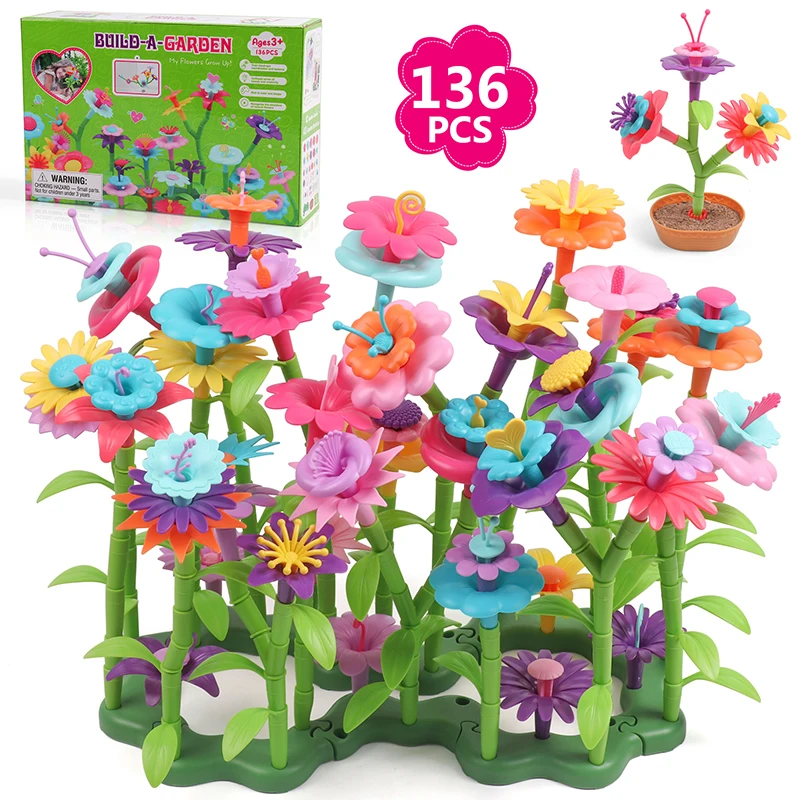 136 Pcs DIY Educational Flower Arrangement Toys Floral Arrangement Adjustable Flower Stem Bouquet Building Blocks Gril Gift
136 Pcs DIY Educational Flower Arrangement Toys Floral Arrangement Adjustable Flower Stem Bouquet Building Blocks Gril Gift