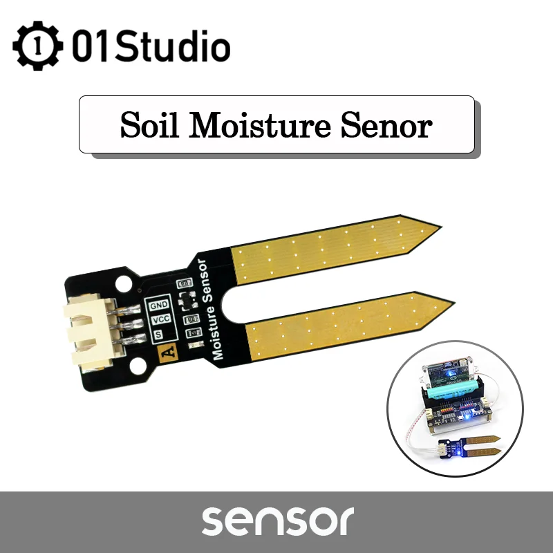 01Studio Soil Moisture Senor Module pyBoard MircroPython Programming Development Board
01Studio Soil Moisture Senor Module pyBoard MircroPython Programming Development Board