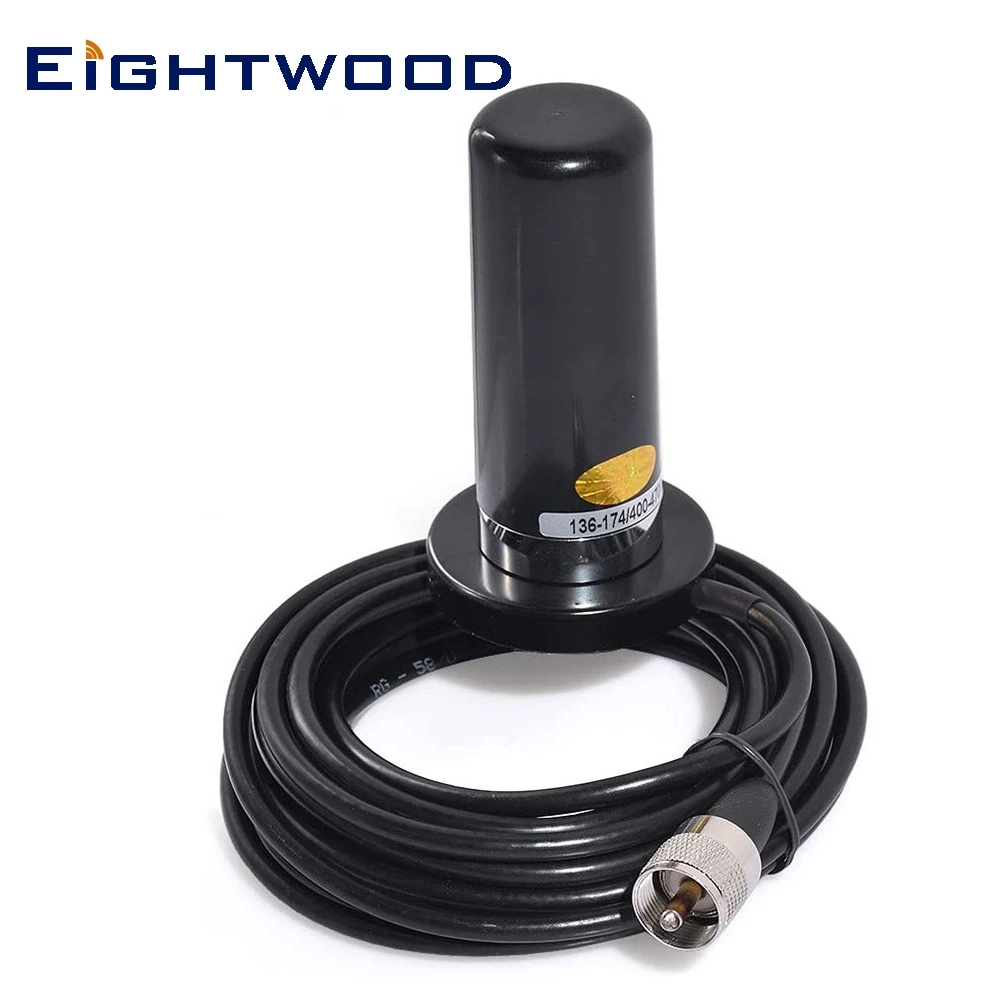 Eightwood Dual Band VHF UHF Ham Mobile Radio Aerial PL259 Magnetic Base 5M Cable for Ham Radio Amateur Radio Mobile Transceiver
Eightwood Dual Band VHF UHF Ham Mobile Radio Aerial PL259 Magnetic Base 5M Cable for Ham Radio Amateur Radio Mobile Transceiver