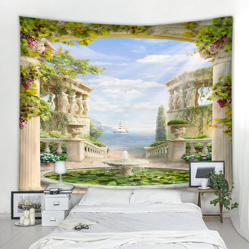 3D Landscape Background Decoration Tapestry Curtain Wall Covering Nordic Bohemian Hippie Wall Background Decoration Tapestry Bed
3D Landscape Background Decoration Tapestry Curtain Wall Covering Nordic Bohemian Hippie Wall Background Decoration Tapestry Bed
