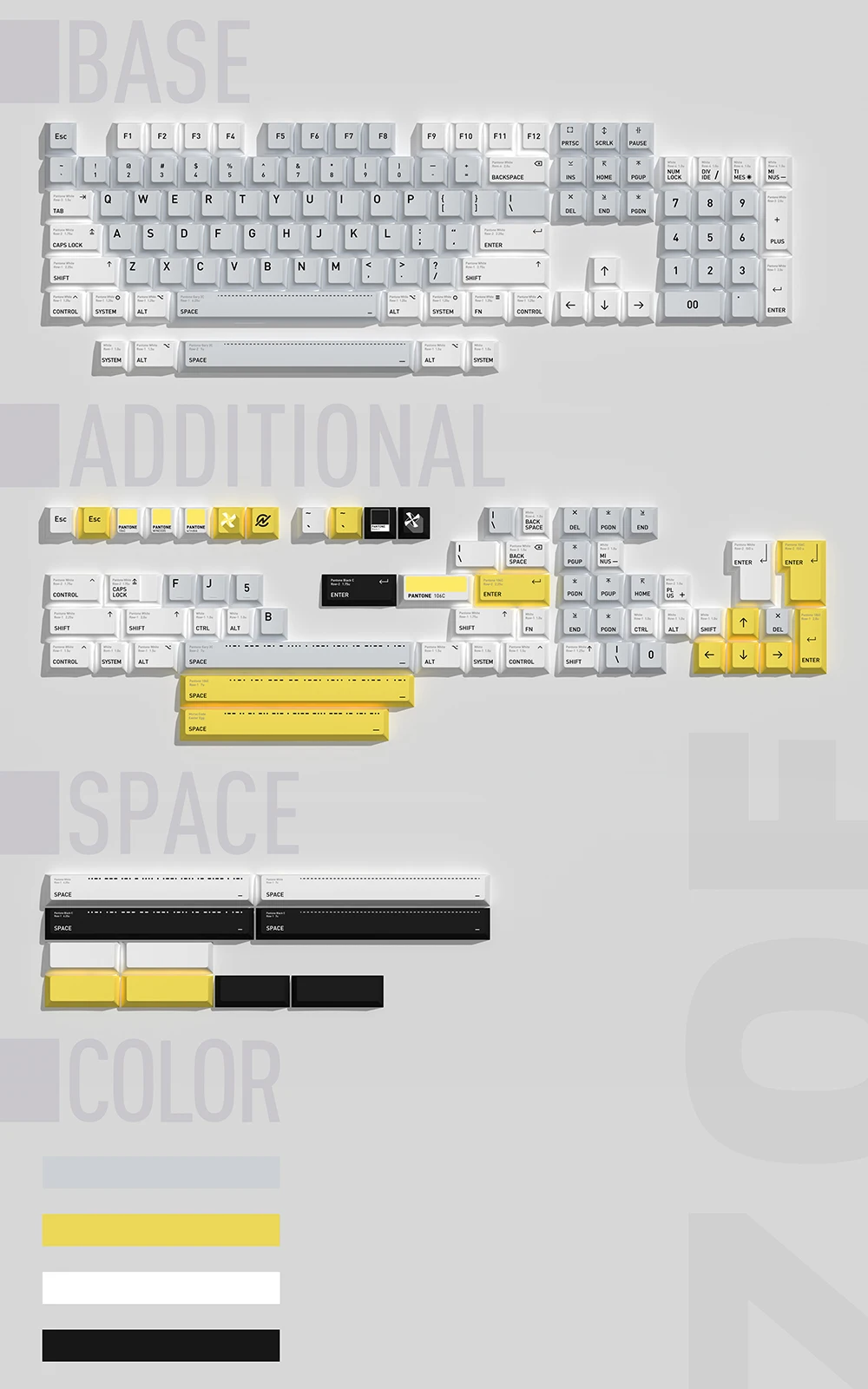 Ultimate Gray Illuminating Color Keycaps For Cherry Mx Cross Switch Mechanical Keyboard 60 87 104 980 Cherry Profile PBT Key Cap
Ultimate Gray Illuminating Color Keycaps For Cherry Mx Cross Switch Mechanical Keyboard 60 87 104 980 Cherry Profile PBT Key Cap