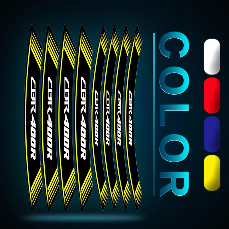 Motorcycle Styling Wheel Tire stripe sticker creative rim decal Decorative Accessories sticker for HONDA CBR400R cbr400R
Motorcycle Styling Wheel Tire stripe sticker creative rim decal Decorative Accessories sticker for HONDA CBR400R cbr400R