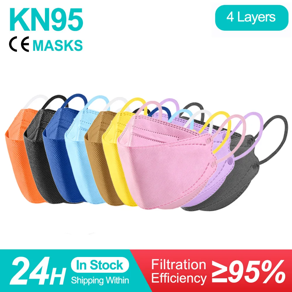10-100PCS FFP2 Face Mask KN95 Masarillas ffp2reutilizable 4 Layers Protective Mouth Masks Approved Hygienic Masks FP2 FPP2 Maske
10-100PCS FFP2 Face Mask KN95 Masarillas ffp2reutilizable 4 Layers Protective Mouth Masks Approved Hygienic Masks FP2 FPP2 Maske