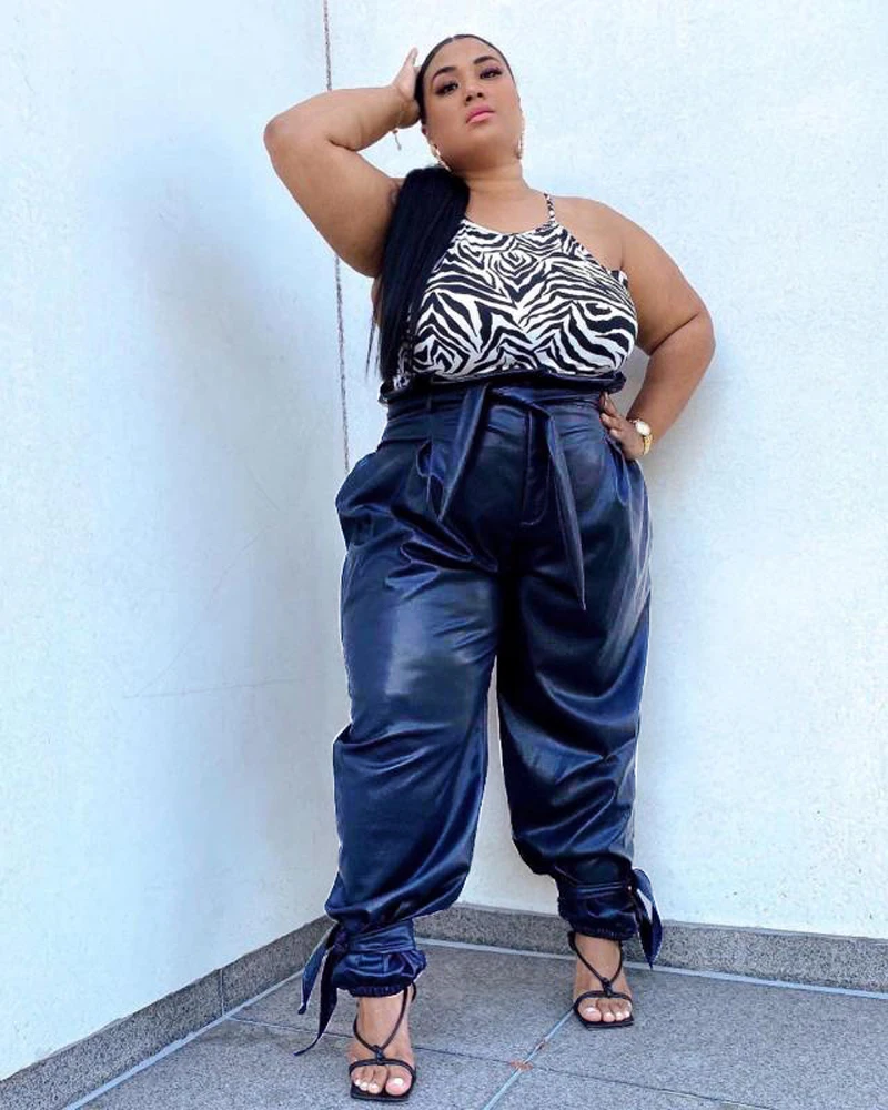 Autumn new fashion casual plus size women's trousers Solid color tie-pants High-waist slim-fit trousers
Autumn new fashion casual plus size women's trousers Solid color tie-pants High-waist slim-fit trousers