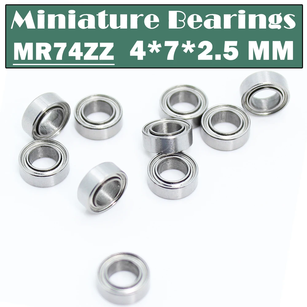 MR74ZZ Bearing ( 10 PCS ) 4*7*2.5 mm Miniature MR74 ZZ MR74Z Ball Bearings L-740ZZ MR74-ZZ MR 074 ZZ
MR74ZZ Bearing ( 10 PCS ) 4*7*2.5 mm Miniature MR74 ZZ MR74Z Ball Bearings L-740ZZ MR74-ZZ MR 074 ZZ