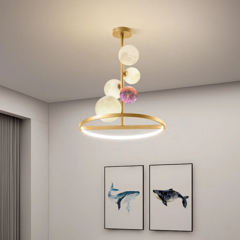 3D Printing Planet LED Chandelier Nordic Style Modern Living Room Restaurant Dining room Home Decorate Hanging Light Fixtures
3D Printing Planet LED Chandelier Nordic Style Modern Living Room Restaurant Dining room Home Decorate Hanging Light Fixtures