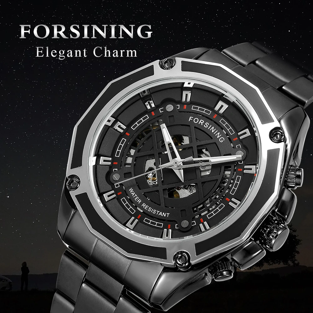 Forsining Luxury Watch Skeleton Dial Automatic Mechanical Mens Wristwatches Casual Waterproof Leather Strap Business Men Watches
Forsining Luxury Watch Skeleton Dial Automatic Mechanical Mens Wristwatches Casual Waterproof Leather Strap Business Men Watches