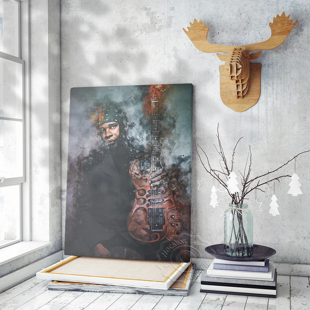 Rock Band Guitarist Vernon Reid Poster, Heavy Metal Rock Music Art Prints Canvas Painting, Rock Fans Collection Home Room Decor
Rock Band Guitarist Vernon Reid Poster, Heavy Metal Rock Music Art Prints Canvas Painting, Rock Fans Collection Home Room Decor