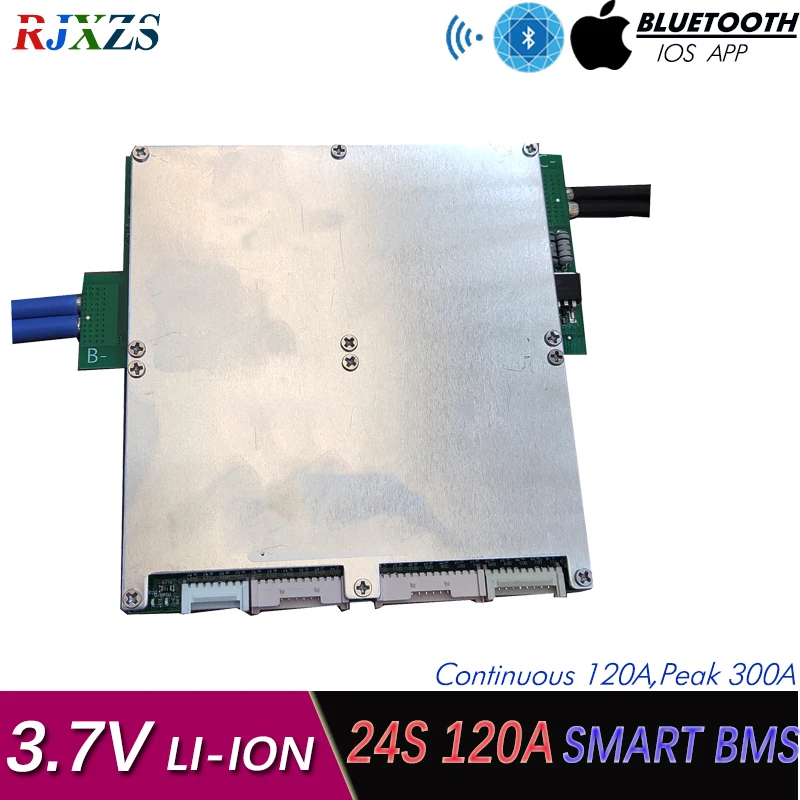 ANT BMS 24S 120A Smart Board Lipo Lithium Polymer BMS/PCM/PCB Battery Protection Board For 24 Pack 18650 Li-ion Battery Cell
ANT BMS 24S 120A Smart Board Lipo Lithium Polymer BMS/PCM/PCB Battery Protection Board For 24 Pack 18650 Li-ion Battery Cell