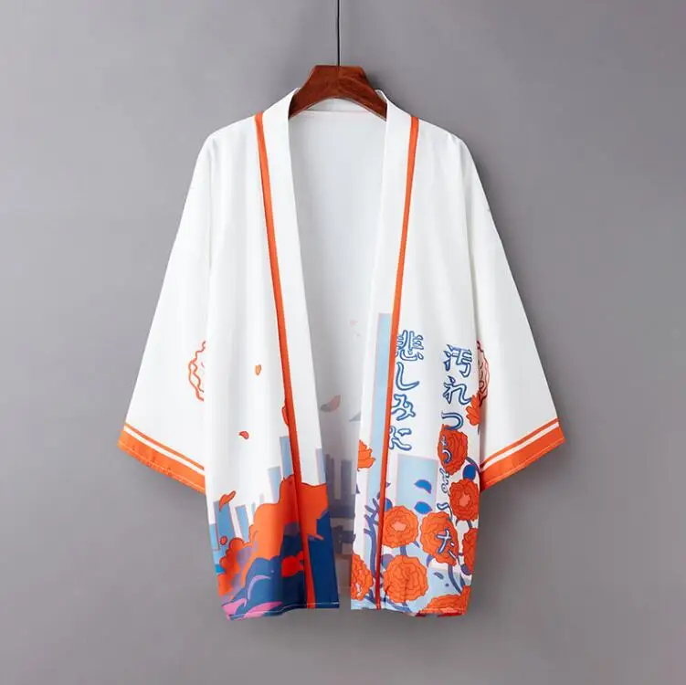 2020 Fashion Autumn Coat Japanese Kimono Cardigan Anime Kimono Haori For Woman Man Loose Student Outer Garment
2020 Fashion Autumn Coat Japanese Kimono Cardigan Anime Kimono Haori For Woman Man Loose Student Outer Garment
