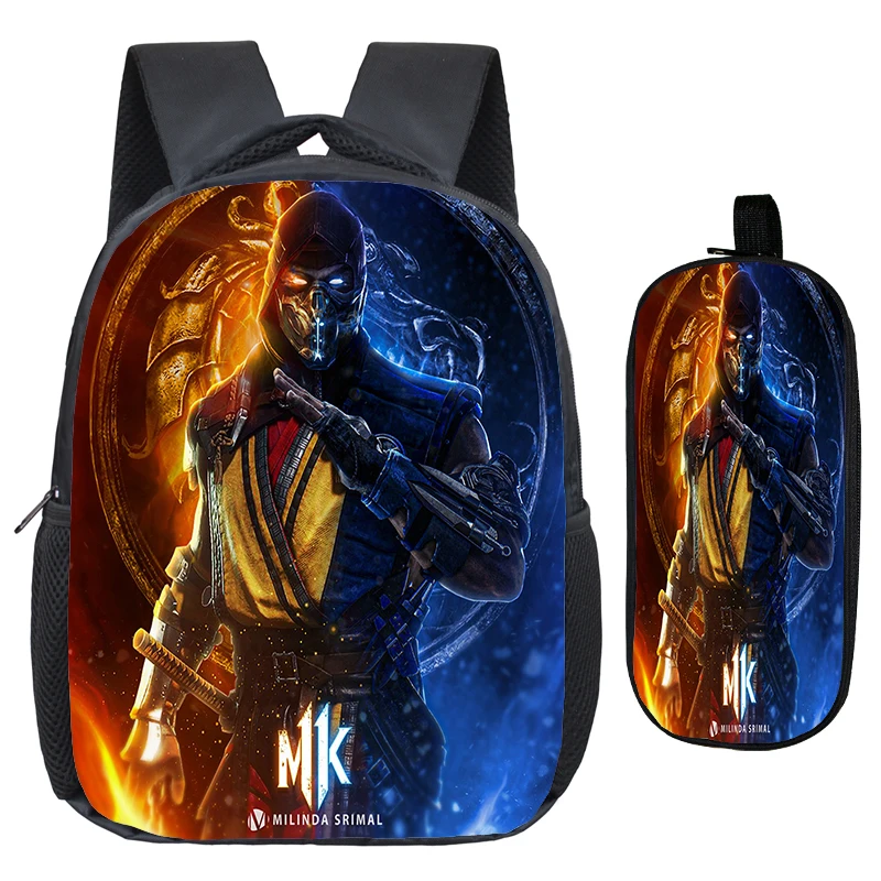 Toddler 2 Pcs/set Mortal kombat Backpack Kids Mini School Bag for Children Waterproof Book Bag Kids Preschool Satchel Mochila
Toddler 2 Pcs/set Mortal kombat Backpack Kids Mini School Bag for Children Waterproof Book Bag Kids Preschool Satchel Mochila