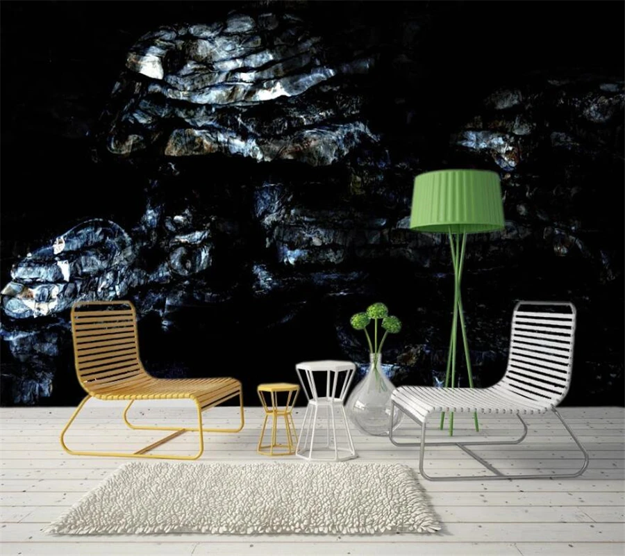 wellyu Customized large wall painter with Nordic minimalist atmosphere black geometric decorative painting wall paper
wellyu Customized large wall painter with Nordic minimalist atmosphere black geometric decorative painting wall paper