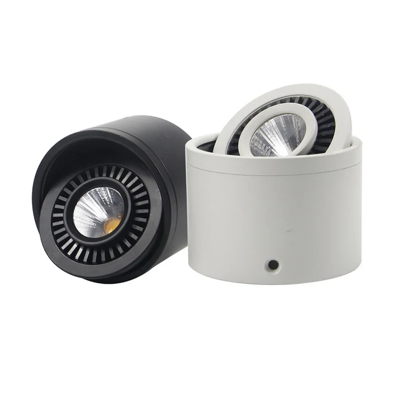 Round 360 Angle Adjustable LED COB Surface Mounted Downlight Black/White 5W 7W 9W 15W LED Ceiling Spot Light Pic Background
Round 360 Angle Adjustable LED COB Surface Mounted Downlight Black/White 5W 7W 9W 15W LED Ceiling Spot Light Pic Background