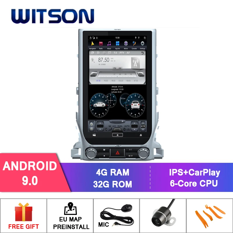 WITSON TESLA стиль вертикальный экран Android автомобильный dvd с GPS для TOYOTA LAND CRUISER 2008-2015 средний/низкий
WITSON TESLA стиль вертикальный экран Android автомобильный dvd с GPS для TOYOTA LAND CRUISER 2008-2015 средний/низкий