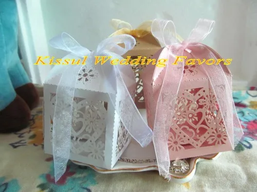 (100 Pieces/lot) Love Heart Laser cut Wedding Gift boxes For wedding and Party favor box and Candy box favors
(100 Pieces/lot) Love Heart Laser cut Wedding Gift boxes For wedding and Party favor box and Candy box favors