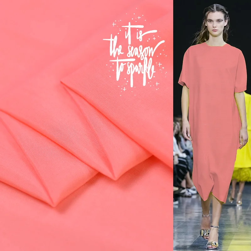 Silk Cotton Fabric Dress Light Watermelon Red Powder 12momme Behaviour Thin Flexible Luster Garment Sewing Patchwork
Silk Cotton Fabric Dress Light Watermelon Red Powder 12momme Behaviour Thin Flexible Luster Garment Sewing Patchwork