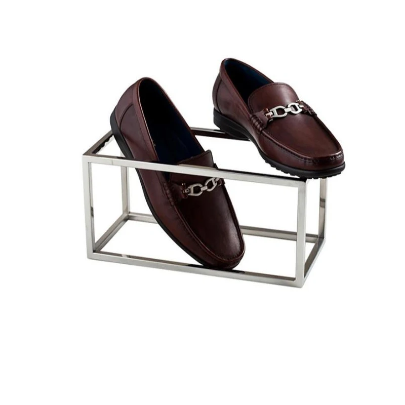 Stainless Steel Shoes Display Stand, Clothing Accessory, Rack, Tie Holder, Shop Window Display, High Grade, New
Stainless Steel Shoes Display Stand, Clothing Accessory, Rack, Tie Holder, Shop Window Display, High Grade, New