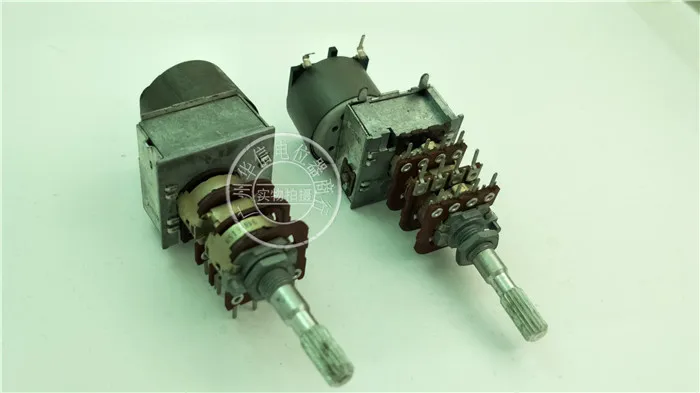 Original New 100% 16 Type with motor triple tap potentiometer 100K 94B-E15D 12pin (SWITCH)
Original New 100% 16 Type with motor triple tap potentiometer 100K 94B-E15D 12pin (SWITCH)