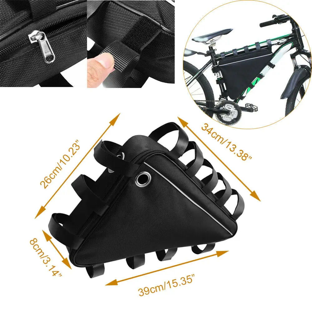 39cmX34cmX26cmX8cm Electric Bicycle Battery Bag Triangle Bike Bag Front Tube Frame Bag Mountain Bike Triangle Pouch Frame Bag
39cmX34cmX26cmX8cm Electric Bicycle Battery Bag Triangle Bike Bag Front Tube Frame Bag Mountain Bike Triangle Pouch Frame Bag