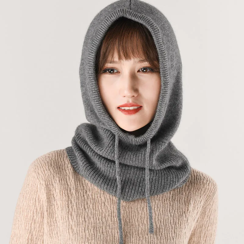Fashion Knitted Cashmere Men Women Beanies Solid Hooded Neck Collar Cap Adjustable Drawstring Thick Unisex Elastic Hat DM1040
Fashion Knitted Cashmere Men Women Beanies Solid Hooded Neck Collar Cap Adjustable Drawstring Thick Unisex Elastic Hat DM1040