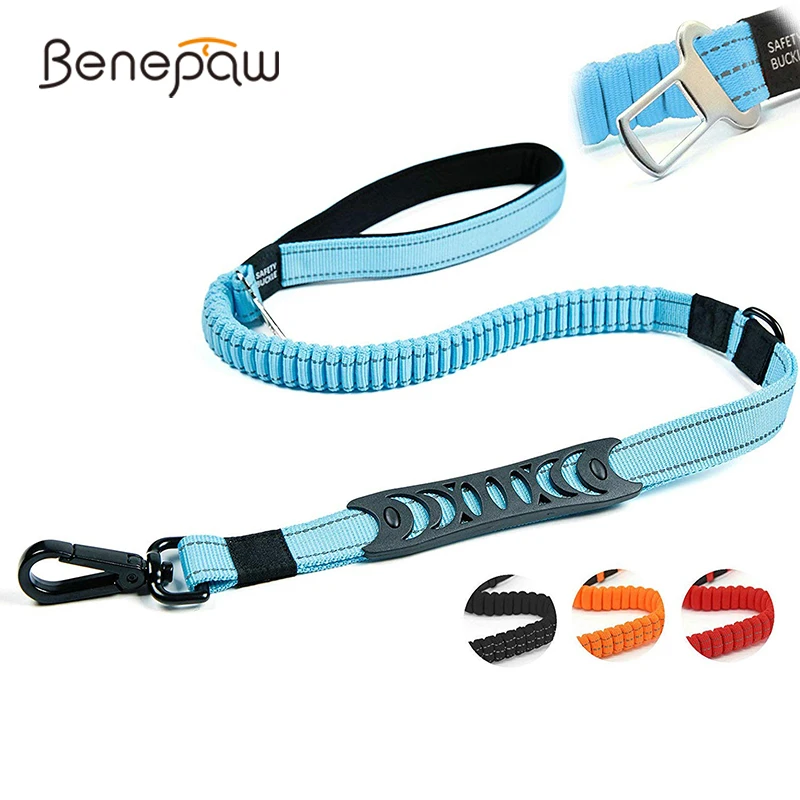 Benepaw Multifunctional Heavy Duty Bungee Dog Leash Reflective Shock Absorbing Training Leash 2 Traffic Handle Dog Car Seat Belt
Benepaw Multifunctional Heavy Duty Bungee Dog Leash Reflective Shock Absorbing Training Leash 2 Traffic Handle Dog Car Seat Belt