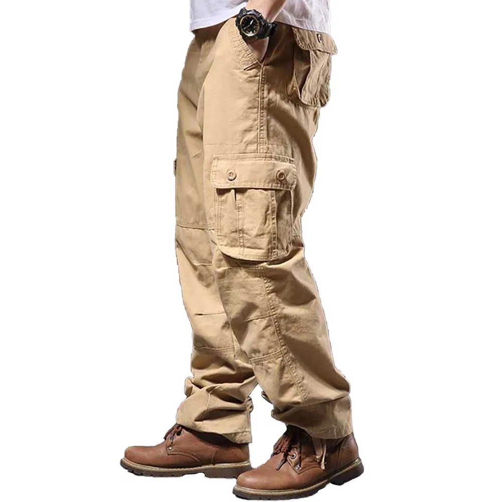 Trend Cargo Pants Men Casual Plus Size Pants Cotton 6 Pockets Loose Baggy Straight Trousers Tactical Military Army Style Clothes
Trend Cargo Pants Men Casual Plus Size Pants Cotton 6 Pockets Loose Baggy Straight Trousers Tactical Military Army Style Clothes