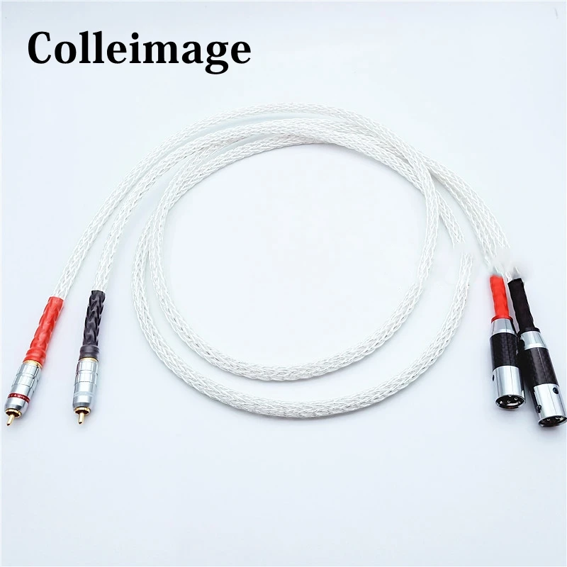 Hifi 8N Single Crystal Silver 2RCA to 2 XLR Audio Cable CD DVD Player XLR Balanced Interconnect Cable with Carbon Fiber Plug
Hifi 8N Single Crystal Silver 2RCA to 2 XLR Audio Cable CD DVD Player XLR Balanced Interconnect Cable with Carbon Fiber Plug